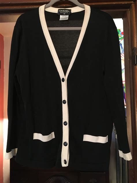 chanel cardigan sweater|Chanel inspired cardigan.